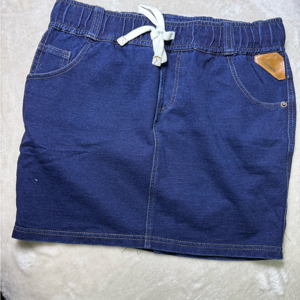 Bench Denim Blue mini skirt size small